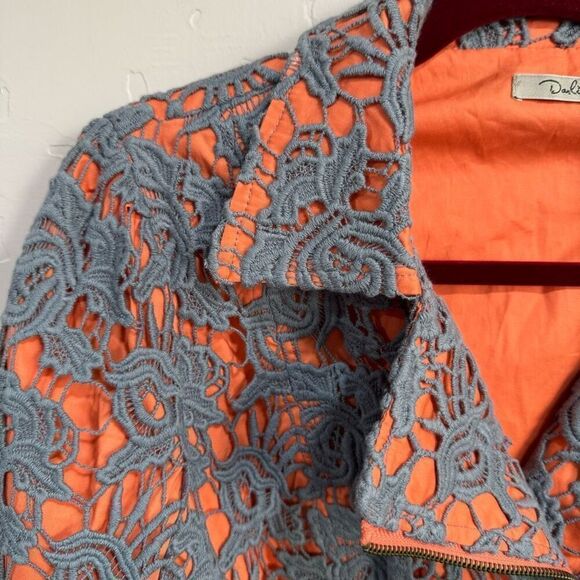 Darling Coral & Grey Blazer Size small - Picture 3 of 7